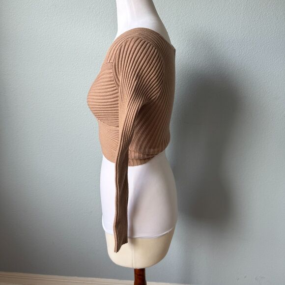 Abercrombie Wrap Sweater Top Size XS - Picture 4 of 8